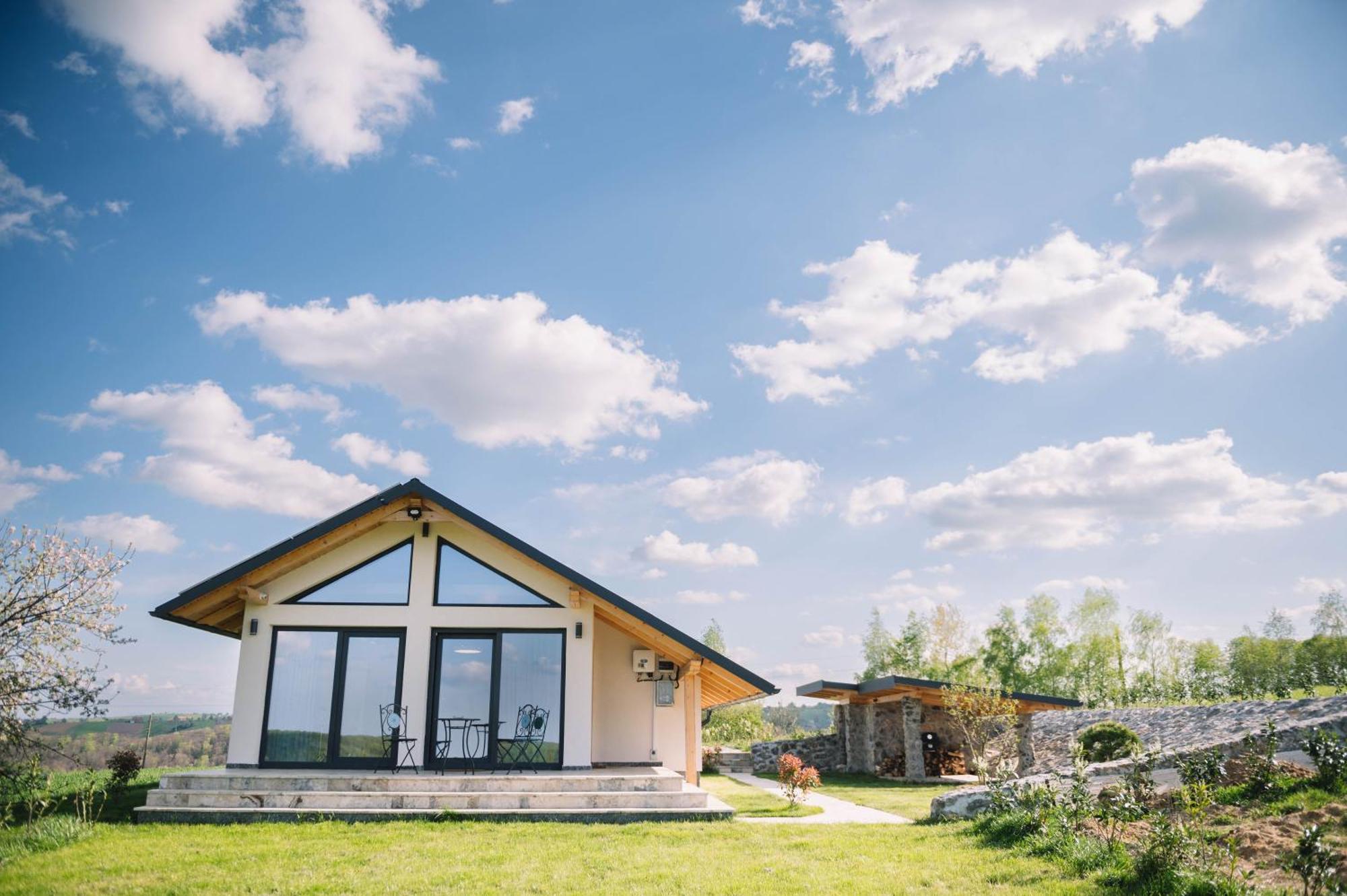 Casa Moderna In Sinteu - Intersectia Intre Modern Si Linistea Naturii Huta Voivozi Extérieur photo